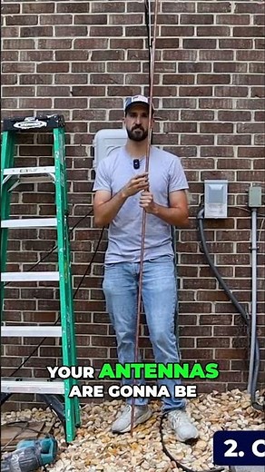 Ground Rod Antenna Installation: Location & Safety Tips #shorts