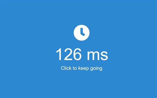 【humanbenchmark】人类反应测试160ms左右