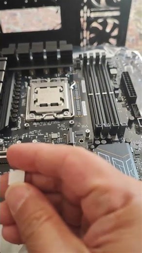 Installing the SSD on the Motherboard #SSD #NVMe #M2SSD #PCBuild #TechGuide #PCAssembly