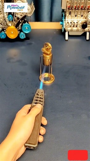 Smallest and Fastest Steam engine #engine #steamengine #stirlingengine #tractor