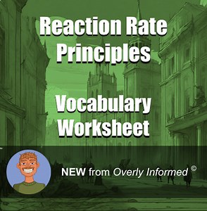 Reaction Rate Principles Vocabulary Worksheet