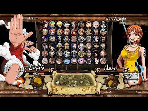Luffy vs Nami - One Piece Fighting Adventure fan game