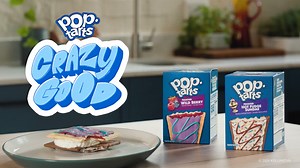 Pop-Tarts Unfrosted Blueberry Toaster Pastries, Breakfast Foods, Shelf-Stable, 27 oz (16 Count)