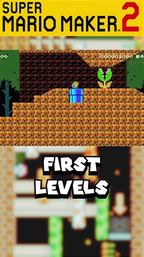 The FIRST LEVELS I made on Mario Maker 2 (Short Part 21)