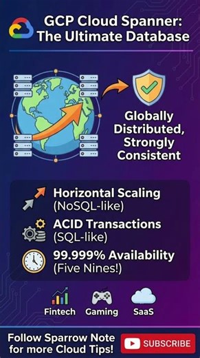 GCP Cloud Spanner #gcp #coding #cloudcomputing #softwaredevelopment #programming