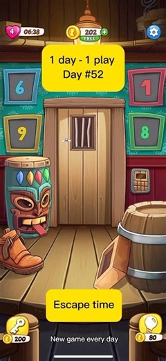1 day - 1 play / day 52 / Escape time #gaming #mobilegaming #games #gameplay #androidgames #iosgame