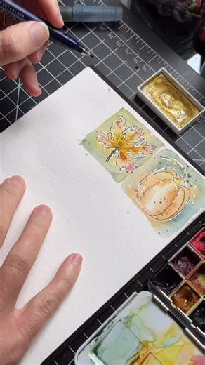 Day 3: 5-minute ink and watercolor. Mushroom New to watercolor? Try this: mix yellow and purple to create brown. Play with the ratios. See what happens. 🍄‍🟫 🎨 SUPPLIES USED: Strathmore watercolor journal Daniel Smith & M. Graham watercolors Tombow Fudenosuke brush pen Pentel water brush Kuretaki Starry Colors (gold) #watercolor #illustration #mushroom #dailyhabits #keeppracticing #oregonartist #artistherapy | Beck and Rose