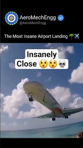 World's Lowest Beach Landing? 😱✈️ SXM Airport