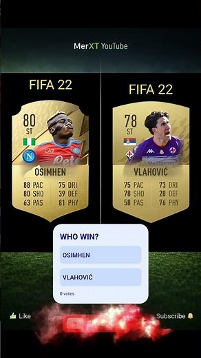 Victor Osimhen vs Dušan Vlahović FIFA Card Evolution ⚡🔥 Finishing, Goals & Highlights 😱