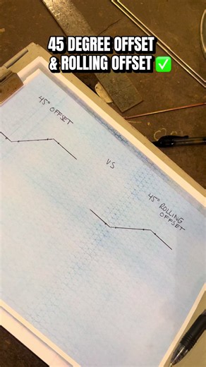 45 Degree Offset vs 45 Degree Rolling Offset — How to Calculate Travel