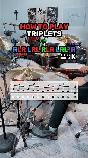 How to Play a Drum Fill! (Triplets) #drums