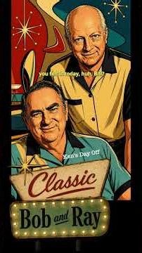 Classic Bob and Ray Funny Moments #vintage #sketchcomedychannel #retro