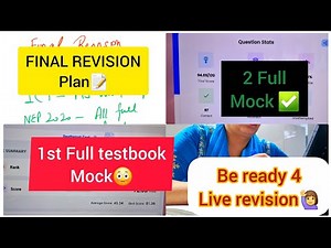 🔉FINAL REVISION PLAN FOR EMRS TIER 1📝|| 1ST FULL TESTBOOK MOCK SCORE🧐🙄||