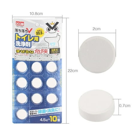 10 Pcs Automatic Toilet Bowl Tank Cleaner Blue Tablets Flush Cleaner - Walmart.ca
