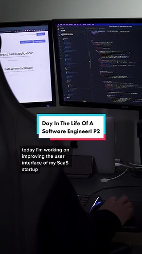 Here’s another day in the life of a software engineer! What should I build for my next VLOG? 💻 #programming #code #coding #softwareengineer #compsci #techtok