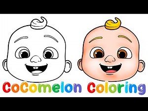 CoComelon Coloring JJ + kids drawing activity