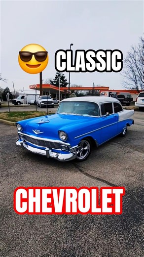 ✨️1956 Chevy at the Local Car Cruise #chevrolet #carshow