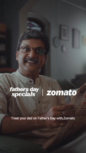 25K views · 32 reactions | He doesn't need a celebration, but he deserves one – celebrate Father's Day with Zomato | Zomato | Facebook