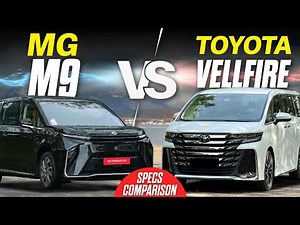 Which MPV is best? MG M9 vs Toyota Vellfire full comparison | Hybrid VS Electric | Times Drive