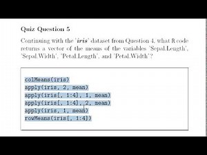 Data Analysis with R : The Iris dataset