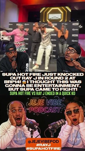 Insane KO: Supa Hot Fire Ends Ray J in Under 2 Rounds - BRP14