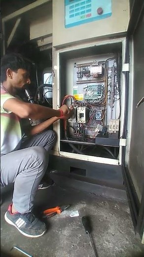 screw compressor working animation || control panel repair #electrical #