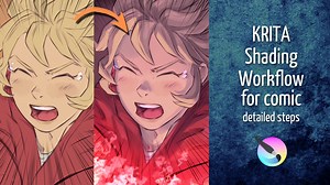 Shading workflow for comics - Krita