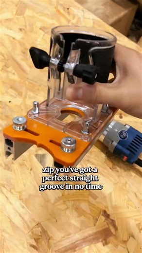 Woodworking Made Precise & Efficient! Adjustable Router Base Is Super Convenient～🔧✨ 0-2 inch adjustable clamping range fits wood, plastic, veneer of different thicknesses. Handles chamfering, grooving, trimming, curve cutting & more! Aluminum alloy bakelite durable for frequent use, 65mm inner diameter compatible with most electric/manual trimmers～ Perfect for woodworking shops, furniture assembly, cabinetry, home DIY. Smooth precise operation, professional results easily achieved! #Woodworking