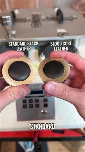 Abrasion testing the Rose Anvil Blood Core leather - here's how it went...