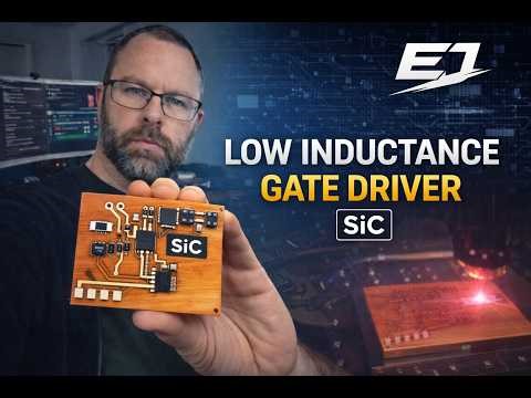 Laser-Etched Low-Inductance Gate Driver for SiC Switching