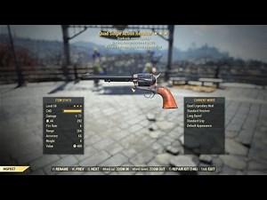 Fallout 76 - Longest Weapon to Reload (Quad Single Action Revolver)