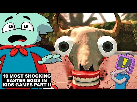 10 Most Shocking Easter Eggs In Kids Games - Part II