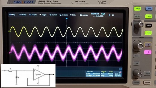 Active Low Pass Filter Circuit Analysis using Siglent SDS2102X Plus Oscilloscope [Part-1] - Technology - PCBway
