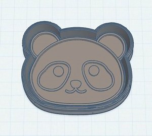 Panda Head Cookie Cutter Digital STL File - Etsy Canada