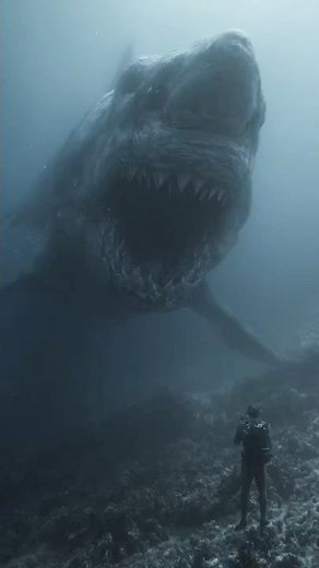 Mutant Megalodon Spotted Hunting Near Philippine Reefs