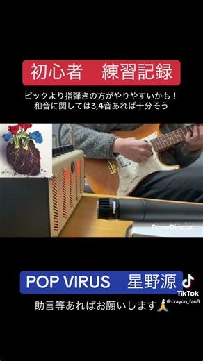 【初心者】POP VIRUS 星野源【弾いてみた】