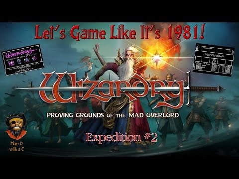 Lets game like it's 1981! Wizardry - The Proving Ground of the Mad Overlord Expedition #2 📱