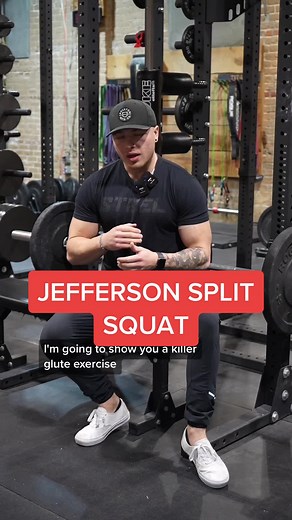 Effective Glute Exercises: Jefferson Split Squat