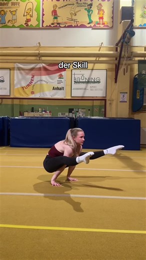 Grätschwinkelstütz Übungen 🤸🏼‍♀️ #gymnastics #calisthenics #skill