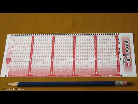 Powerball Lottery Slip Ticket