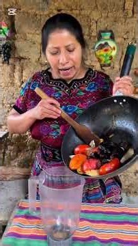 Preparing white beans with pork carnitas