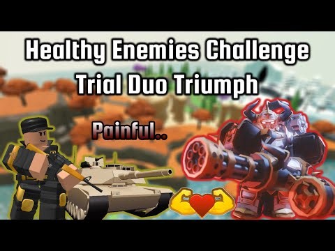Healthy Enemies Challenge Trial Duo Triumph | Tower Defense Simulator