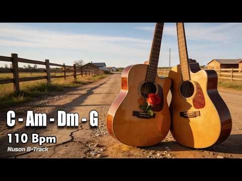 Only You (C Major) Romantic Acoustic Guitar Backing Track 186