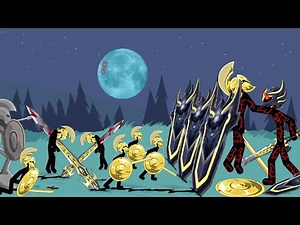 God golden spearton vs God juggerknight / stick war legacy animation