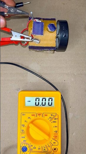 Flywheel effect generator • Dc Motor