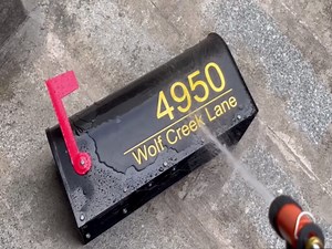 Custom Mailbox Numbers Decal, Street Address Signs, Vinyl Reflective Mailbox Numbers Stickers, for Modern Mailbox, House Numbers, Outdoor COLOR: White, Gold, Black