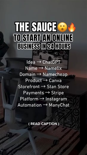 UDB | DFY Digital Products on Instagram: "Skip the guesswork: here’s the 24-hour business setup blueprint. Let’s be real, most people spend MONTHS stuck in the planning stage: ❌ Overthinking what to seII ❌ Getting lost in branding ❌ Googling “how to start a business” until midnight The truth? You don’t need to overcomplicate this. You just need the right tools👇 You only need: - A phone - An internet Connection - Effort 💡 Idea = ChatGPT → No more blank screen. Plug in your niche or interest, an