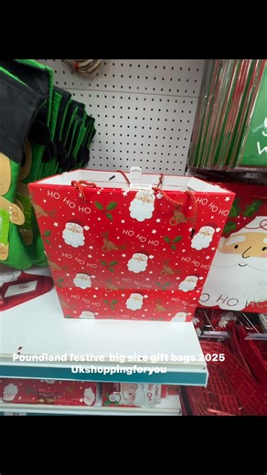 Poundland gift bags #christmas 2025 | UK Shopping For You by Mosheez | Facebook