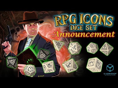 The Seth Skorkowsky RPG Icons Dice Set - Announcement