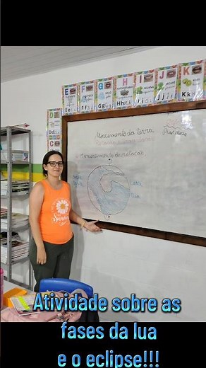 ATIVIDADE sobre as fases da lua e o eclipse!!! #Educacao #escola #Ciencia #lua #eclipse